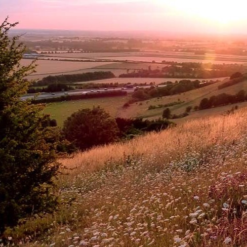 Sunset over The Chilterns