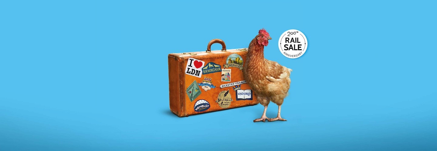 Chicken with Suitcase